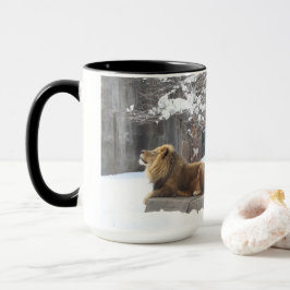Kung i snö-mugg mugg