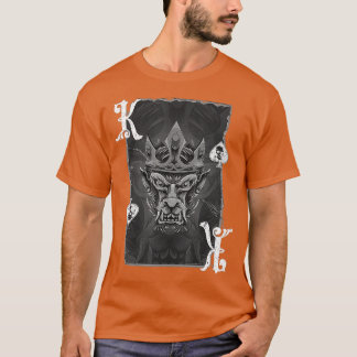 Kung i Spades Monkey Kung - Vintage Poker T Shirt
