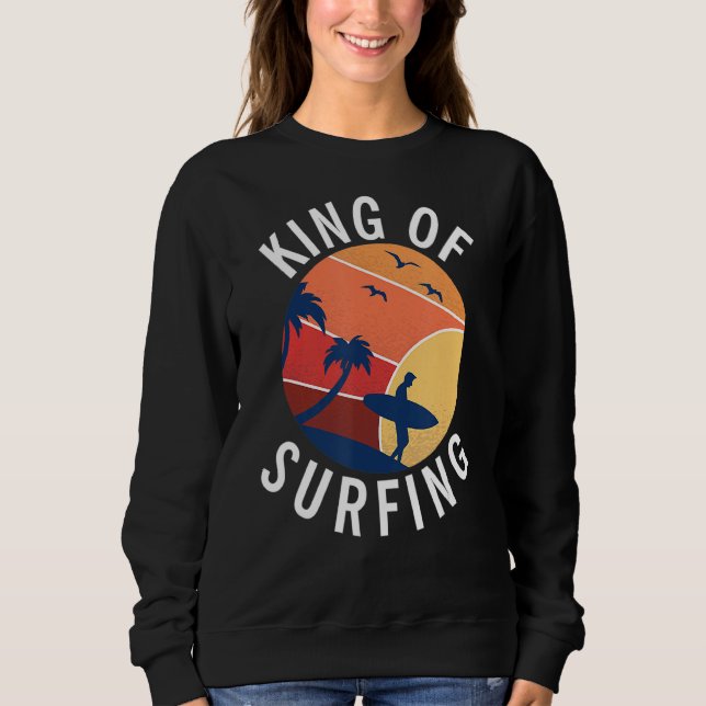Kung i Surfing Wake Surfer T Shirt (Framsida)