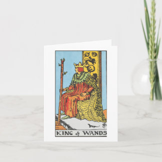 Kung i trollspöna - Rider Waite Smith tarot Kort