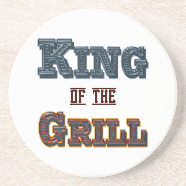 Kung i Underlägg för att  av grill-BBQ (Framsidan)