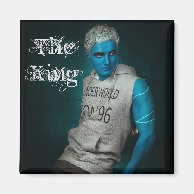 Kung i undervärlden magnet (Framsidan)