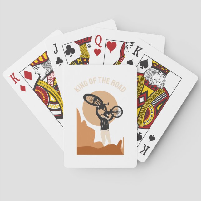 Kung i världen - Coola om bike Casinokort (Baksidan)