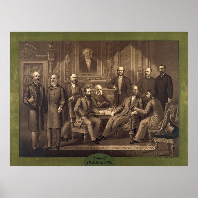Kung i Wall street 1882 Poster (Framsidan)