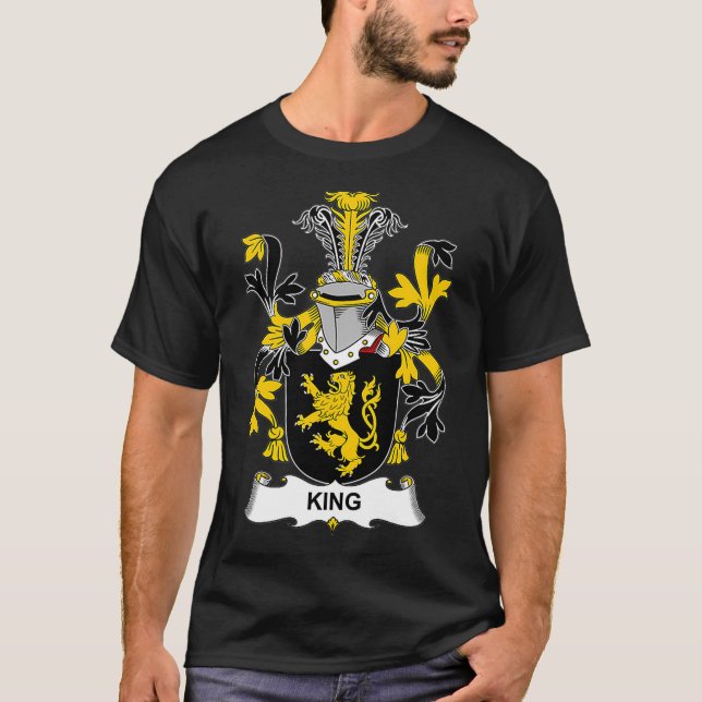 Kung Jackar Arm Family Crest T Shirt (Framsida)