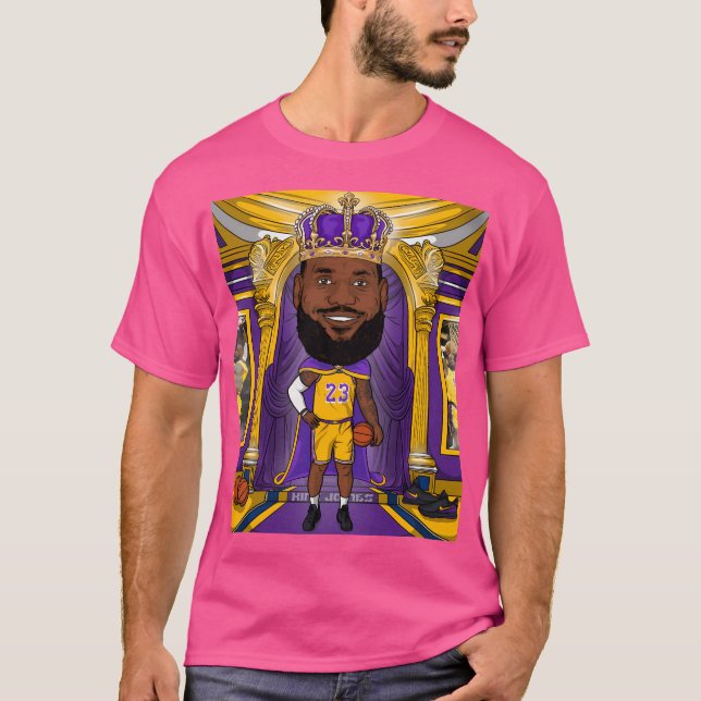 Kung James 2 T Shirt (Framsida)
