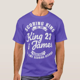 Kung James Scoring Kung Basketball Vintage Whi T Shirt