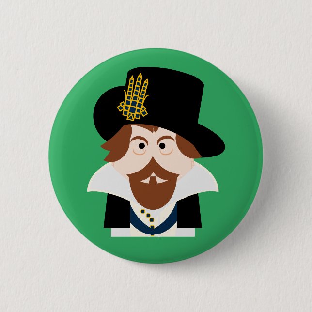 Kung James VI av Skottland och James I av England Knapp (Framsida)