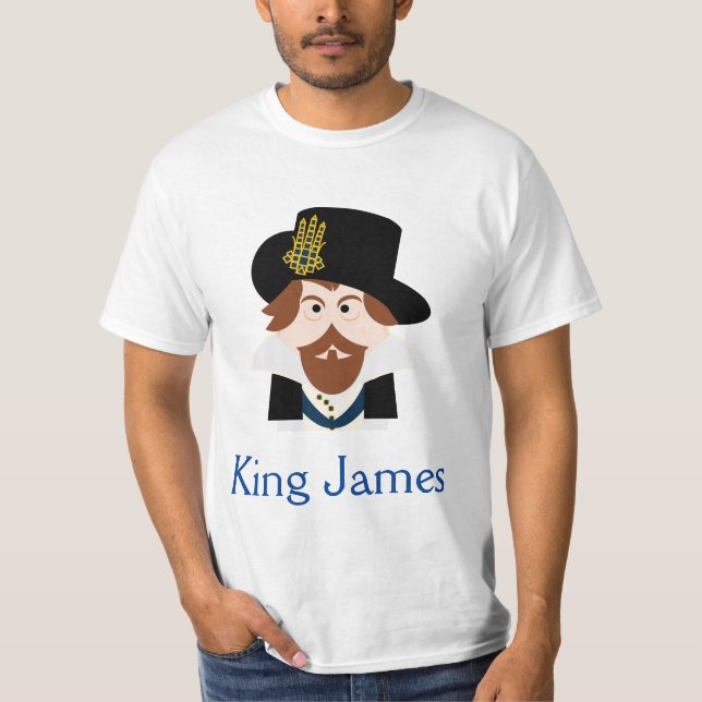 Kung James VI av Skottland och James I av England  T Shirt (Framsida)