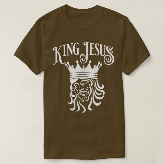 Kung Jesus, Kung i kung, Herre, kristendomen T Shirt (Design framsida)