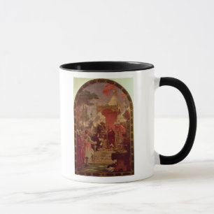 Kung John som beviljar magnaen Carta i 1215, 1900 Mugg