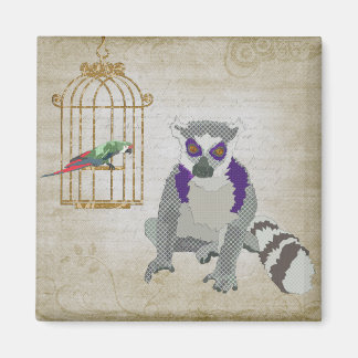 Kung Julian & Molly Macaw Magnet