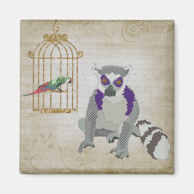 Kung Julian & Molly Macaw Magnet (Framsidan)