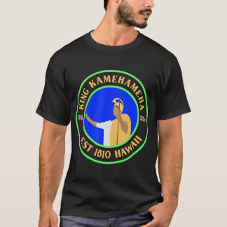 Kung Kamehameha Est 1810 Hawaii la och Hawaii nei T Shirt