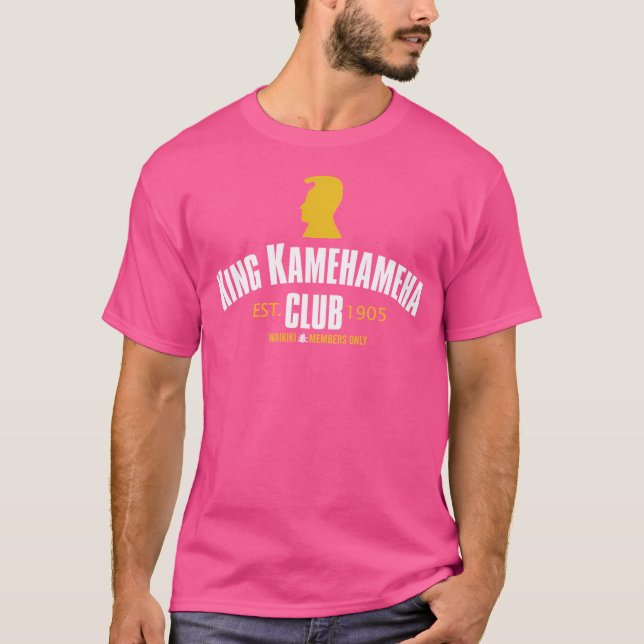 Kung Kamehameha låser upp ditt inre magnum pi med  T Shirt (Framsida)