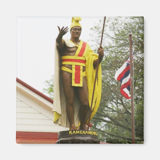 Kung Kamehameha Statue - Magnet (Framsidan)