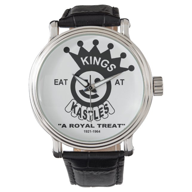 Kung Kastle Hamburgers, Chicago, IL Armbandsur (Framsida)