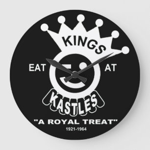 Kung Kastle Hamburgers, Chicago, IL Stor Klocka
