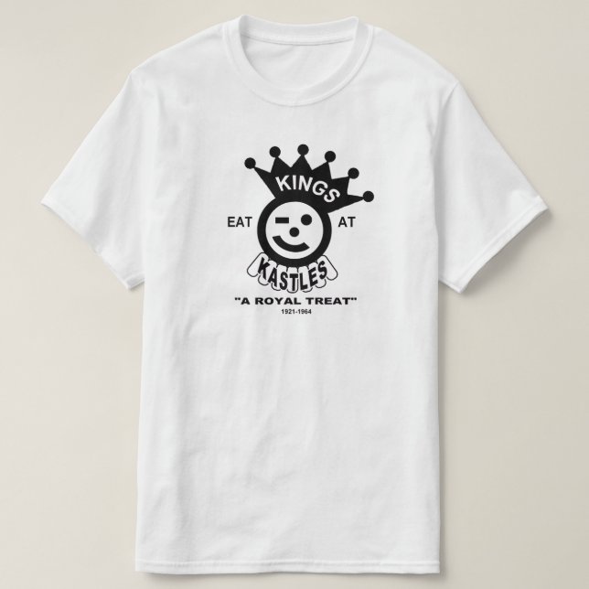 Kung Kastle Hamburgers, Chicago, IL T-shirt (Design framsida)