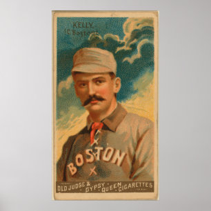 Kung Kelly, Boston Beaneaters Poster