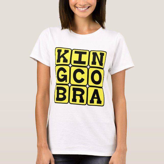Kung Kobra, Dödlig Orm T Shirt (Framsida)