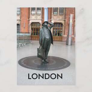 Kung Kor St Pancras Station London UK-vykort Vykort