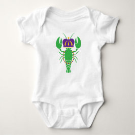 Kung Kräftor Mardi Gras Baby Bodykostym T Shirt
