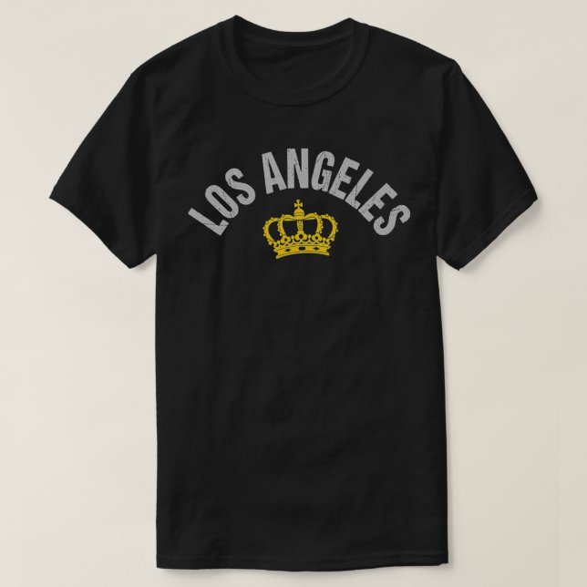 Kung Krona LA Los Angeles LA Classic Pro Sports Fa T Shirt (Design framsida)