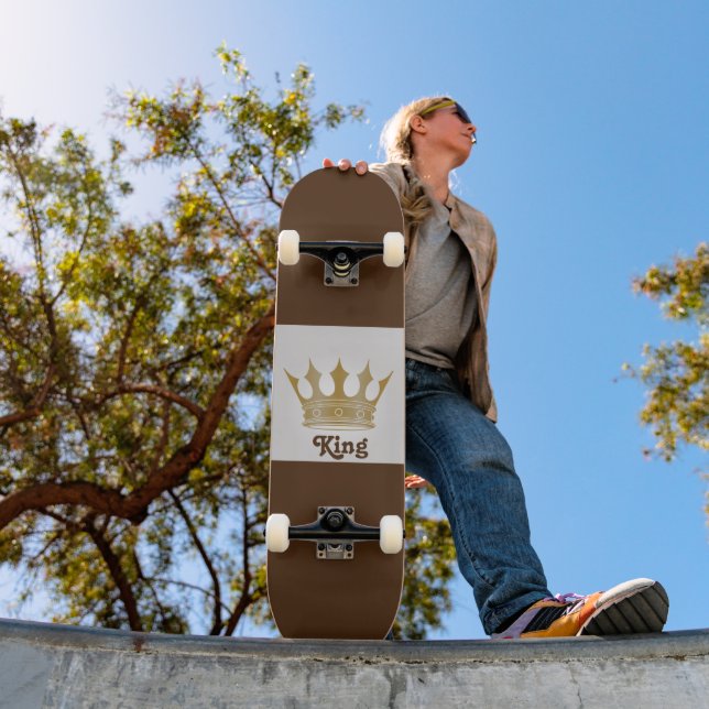 Kung/Krona Mini Skateboard Bräda 18,5 Cm (Utomhus 1)