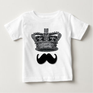 Kung Krona och Mustache T-shirt