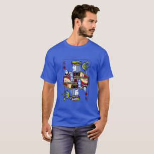"Kung kunglig blåttT-tröja av för diamanter" Tee Shirt