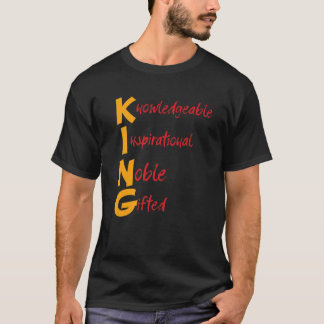 Kung kunniga inspirationshärdliga Noble presentera T Shirt