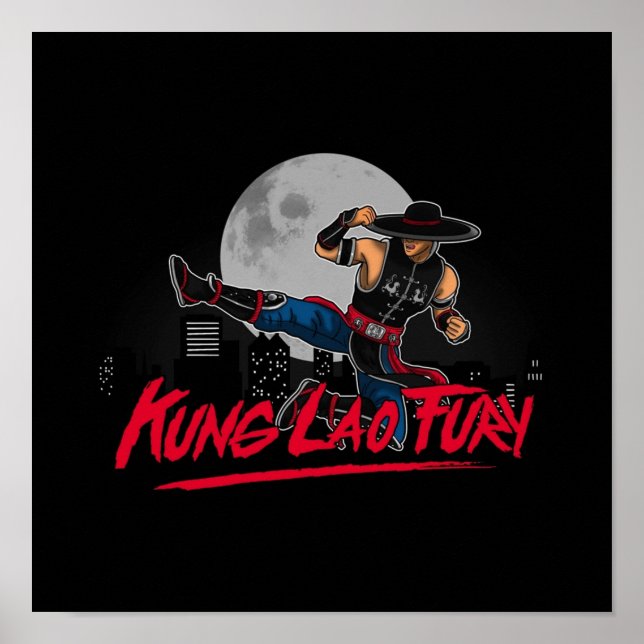 Kung Lao Fury Poster (Framsidan)
