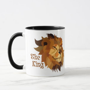 KUNG LEJON ILLUSTRATION VÄRLDEN BÄSTA PAPPA MUGG
