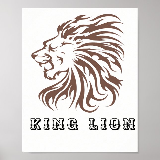 kung lejon poster (Framsidan)
