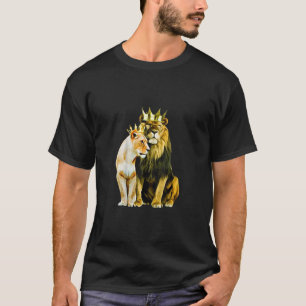Kung Lejona Krona drottning Lioness Krona TShirt83 T Shirt