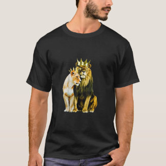 Kung Lejona Krona drottning Lioness Krona TShirt83 T Shirt