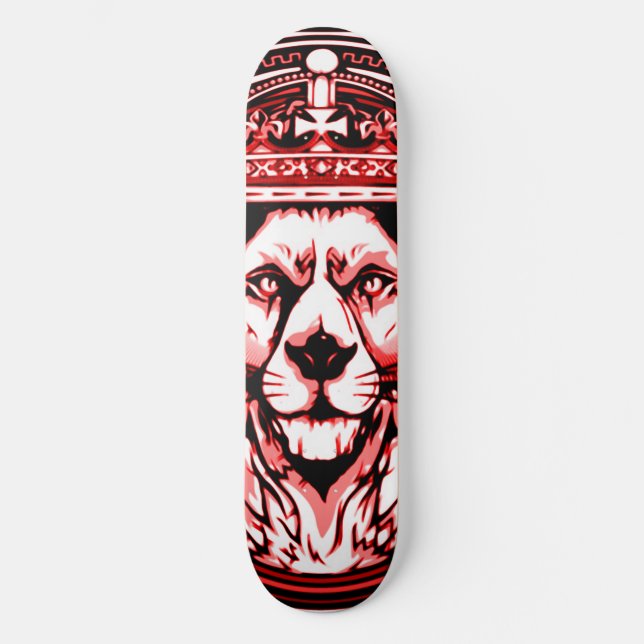 Kung Leon Skateboard Bräda 19,5 Cm (Framsida)
