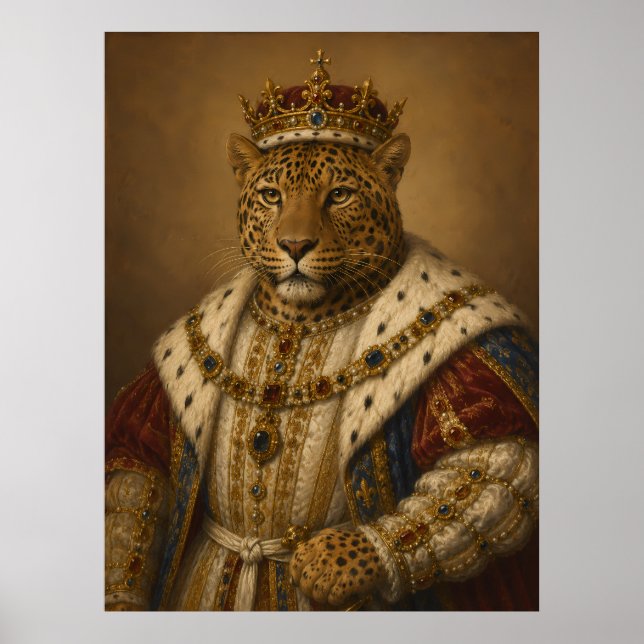 Kung Leopard Poster (Framsidan)