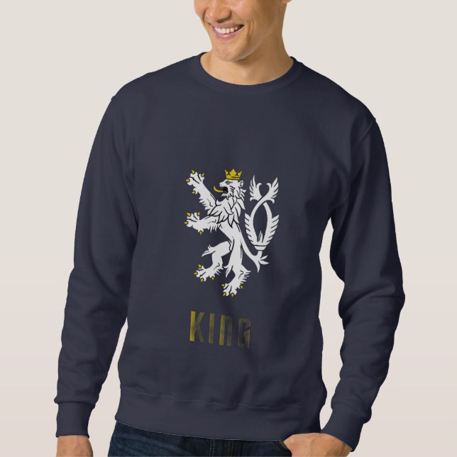 Kung Lion Krönings Sweatshirt (Framsida)