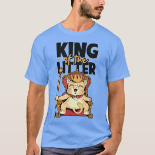 Kung Litterfuny Kattunge Älskare Kattunge P T Shirt