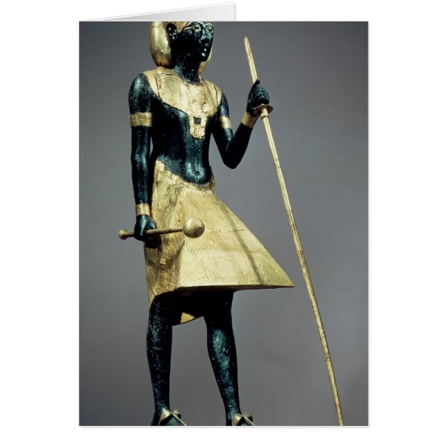 Kung livstidsstatuett hälsningskort (Framsidan)