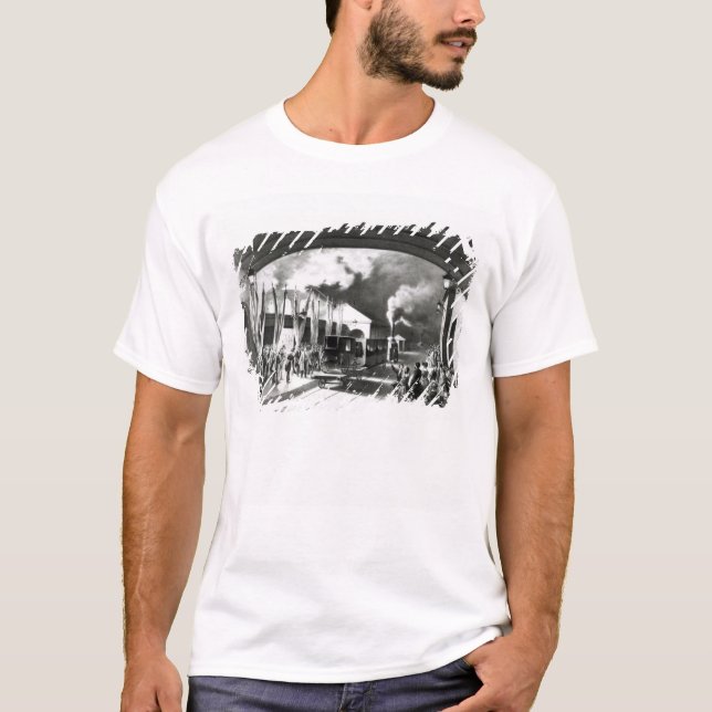 Kung Louis-Philippe av att avgå för frankriken Tee Shirt (Framsida)