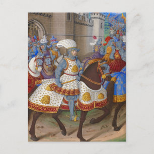 Kung Louis XII Le Voyage de Gênes Illustration Vykort