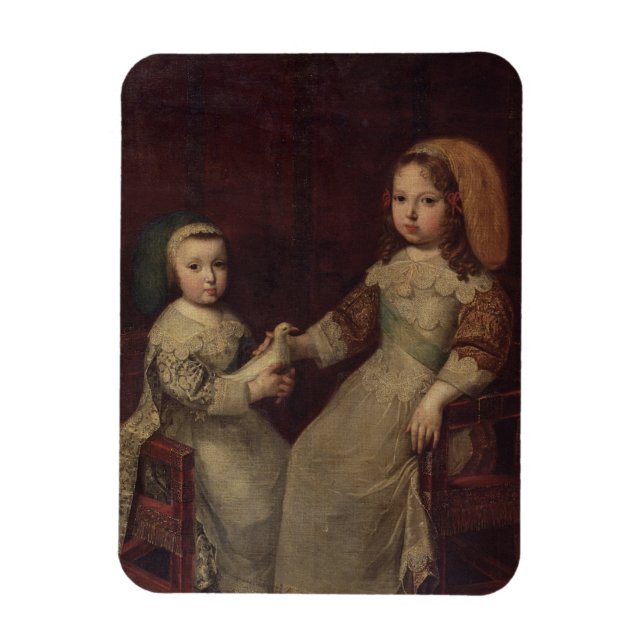 Kung Louis XIV (1638-1715) som barn med Philipp Magnet (Vertikal)