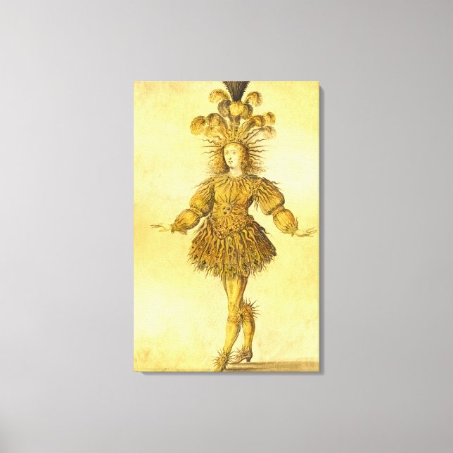 Kung Louis XIV av Frankrike Canvastryck (Framsida)