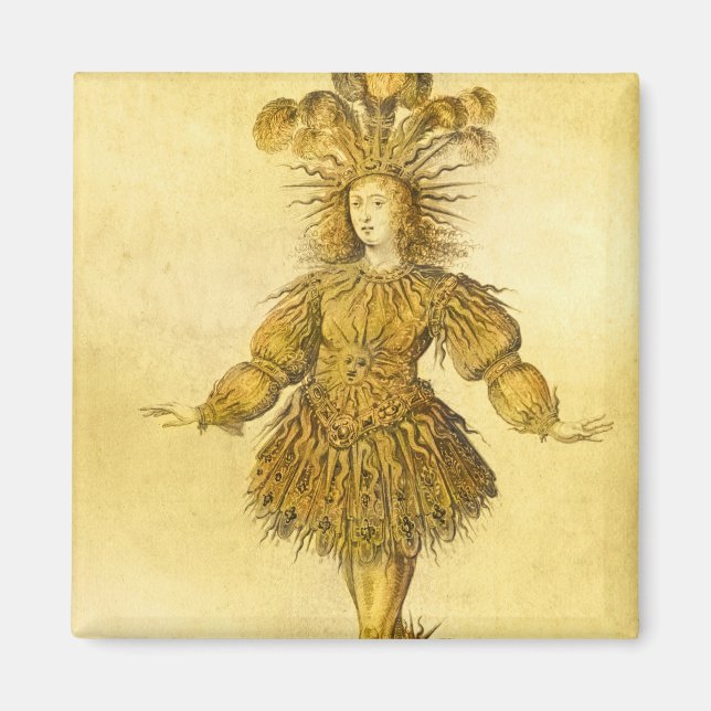 Kung Louis XIV av Frankrike Magnet (Framsidan)