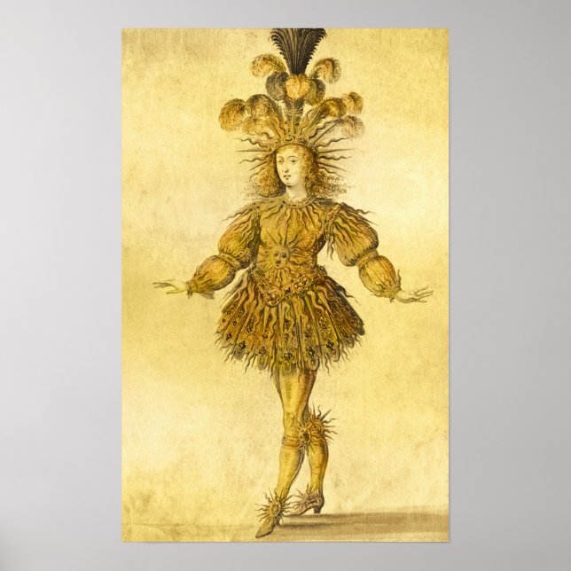 Kung Louis XIV av Frankrike Poster (Framsidan)