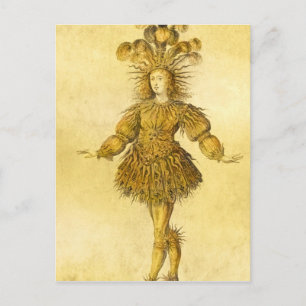 Kung Louis XIV av Frankrike Vykort