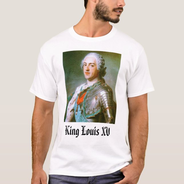 Kung Louis XV T-shirt (Framsida)